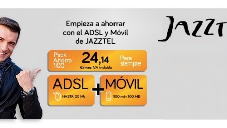 Jazztel añadirá una línea de 100 min y 100 MB gratuita en el Pack Ahorro 100