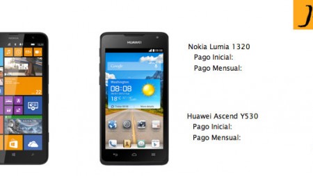 Jazztel incorpora el Nokia Lumia 1320 y el Huawei Ascend Y530 a sus Packs Ahorro