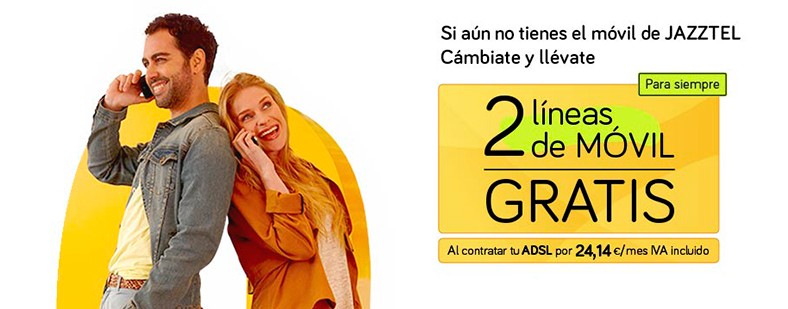 Ahorra 200 euros al año con las dos líneas de móvil gratis del Pack Ahorro 100