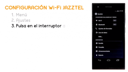 Cómo conectar un ZTE Blade Vec 4G a la Wi-Fi de Jazztel