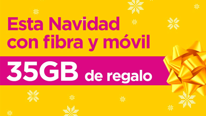 Oferta Navidad de Jazztel: 35GB de regalo