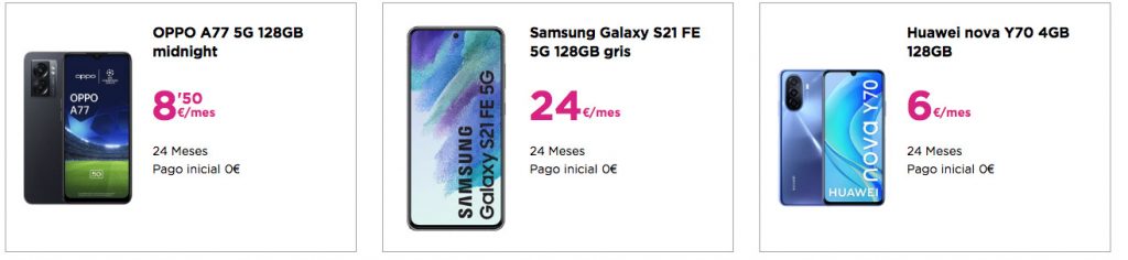 ofertas smartphones clientes antiguos