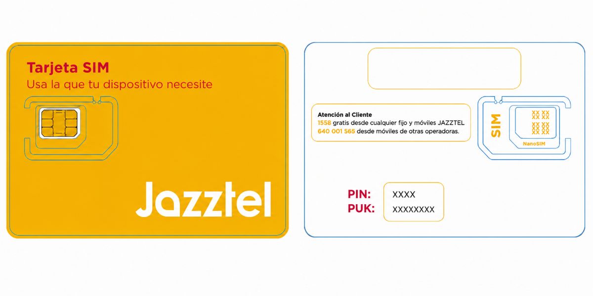 tarjeta sim de jazztel codigo pin y puk